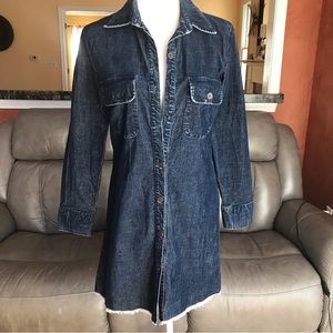 NWOT Free People corduroy distressed dress